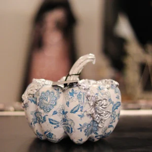 Calabaza Ornamento 47 de Escayola con Tallo