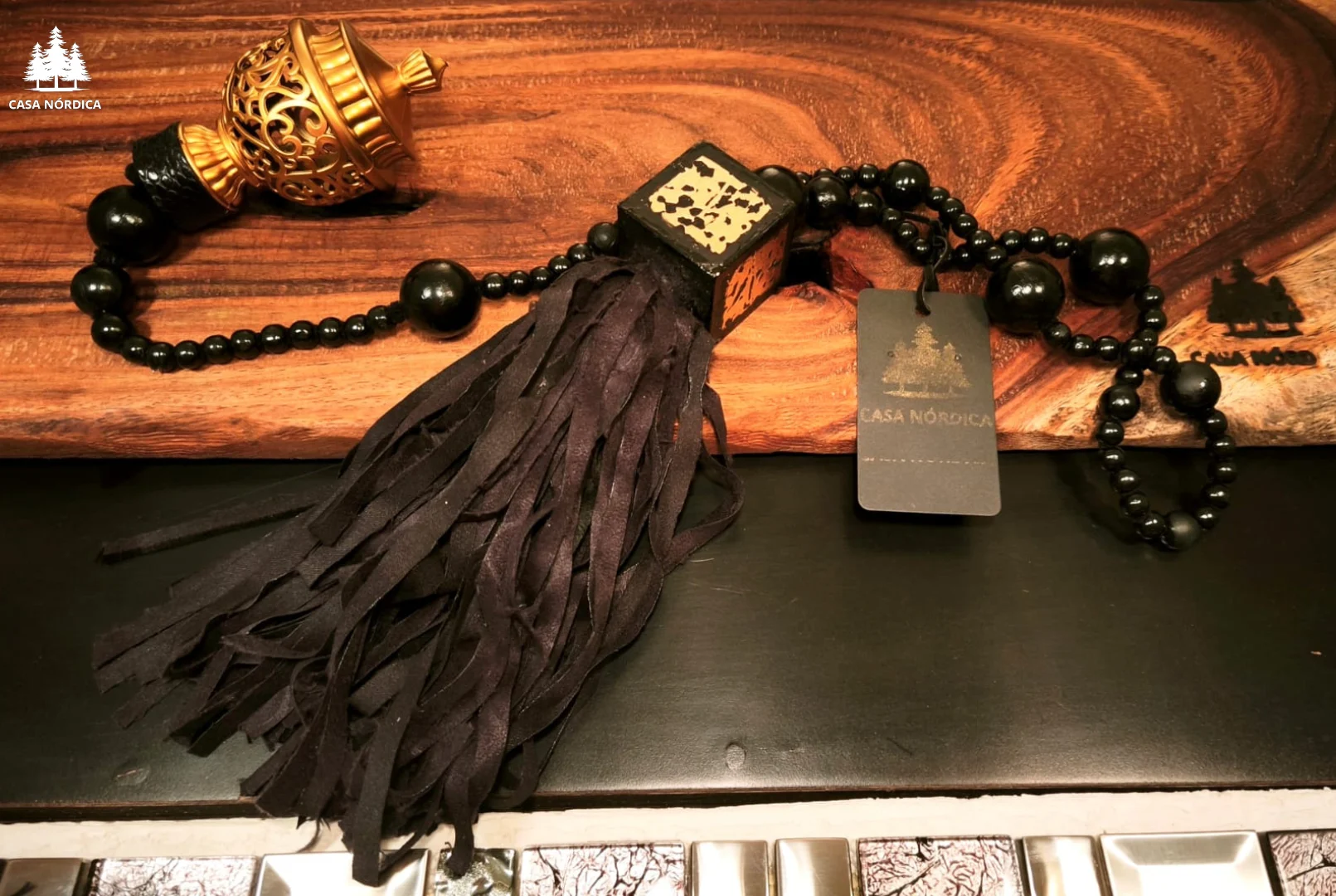 Collar de mesa MARRAKECH con borla