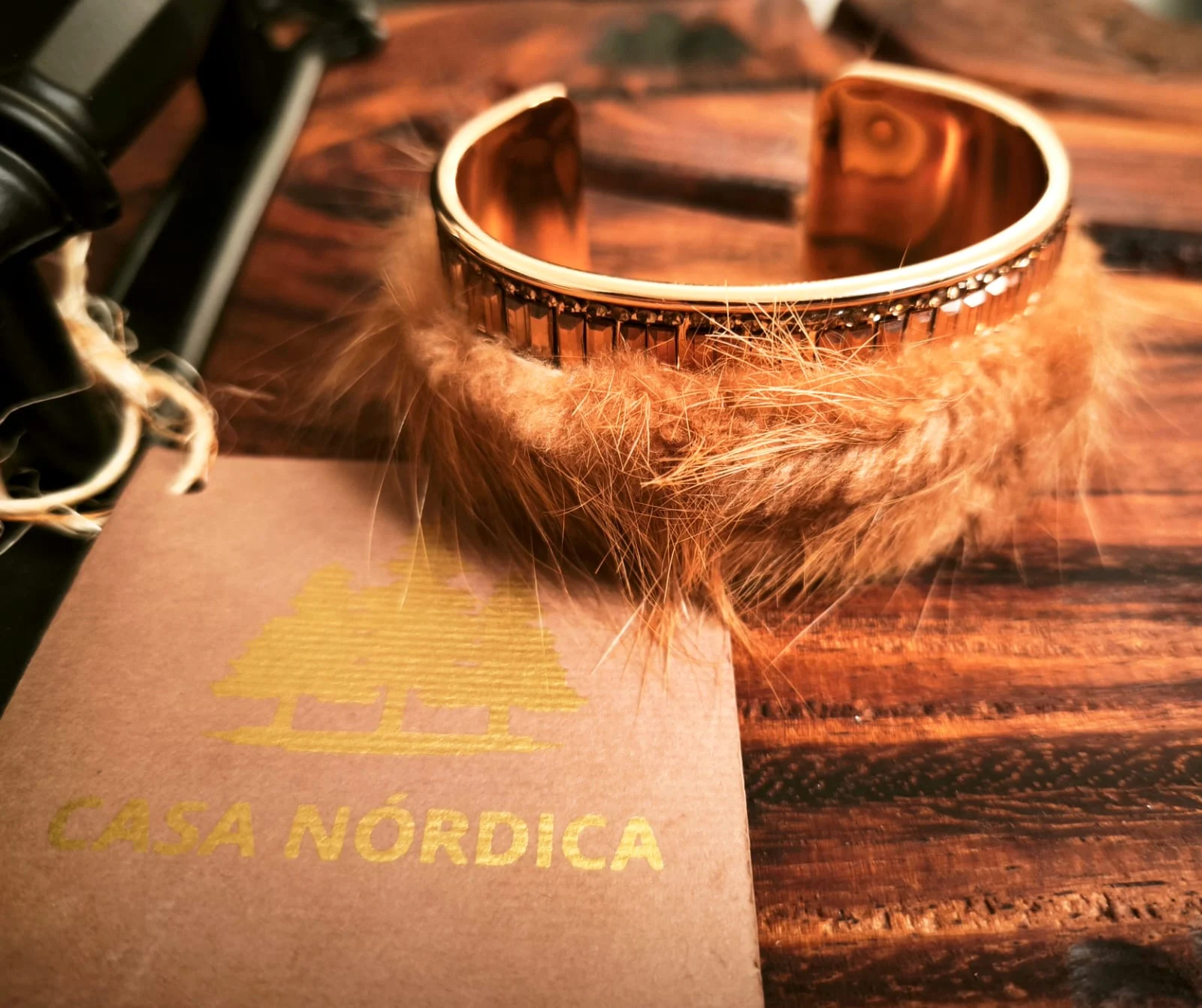 Brazalete ÁMBAR con piel de conejo - Image 5